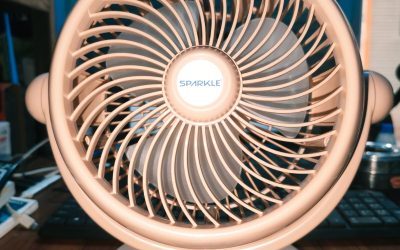 ACI Smart Dask Fan 8" light pink